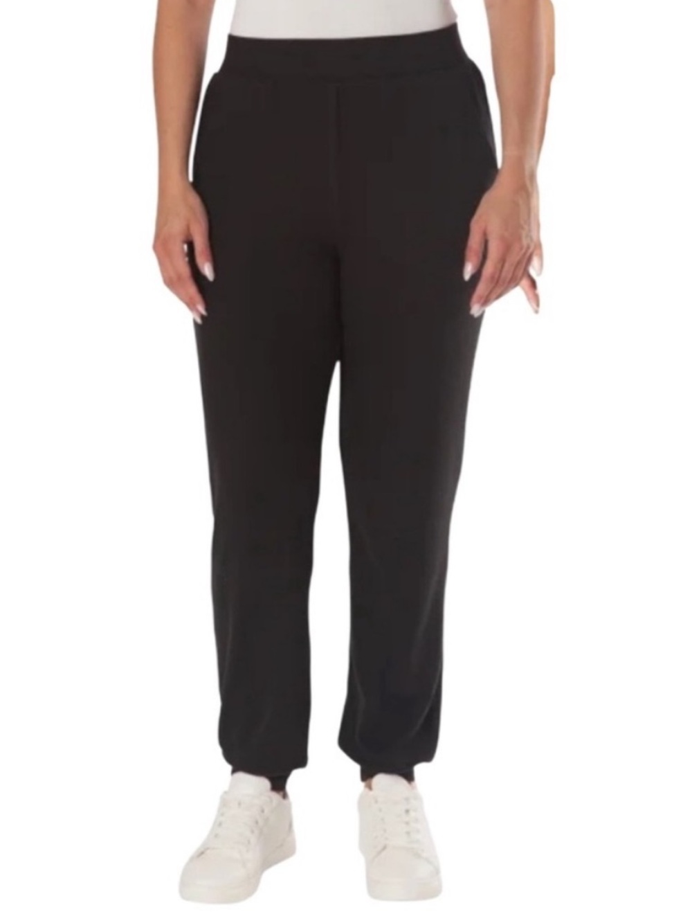 Lazypants Hacci Knit Joggers in Black Medium